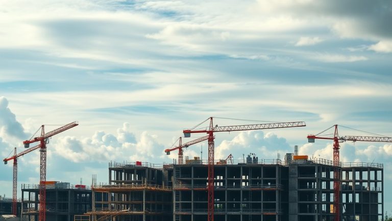 construction progress over time
