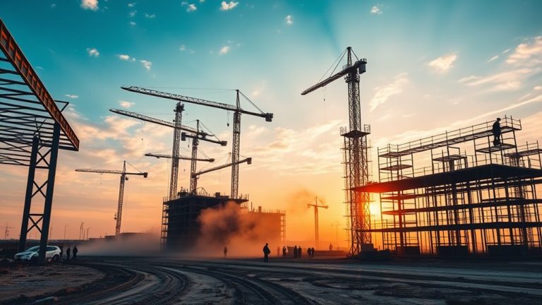 time lapse construction overview